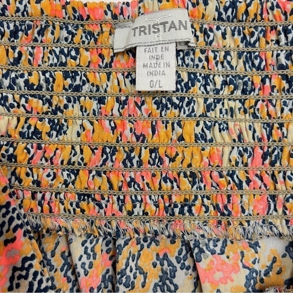 TRISTAN cami tank top snake skin printed size L multicoloured neon - Picture 4 of 13